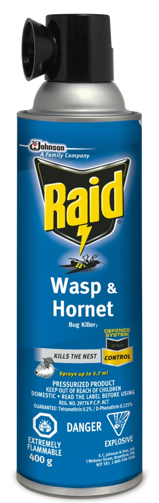 Raid Wasp & Hornet Bug Killer #7 CS/12x400G.