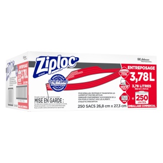 Ziploc Storage Gallon 3.78L CS/250CT.