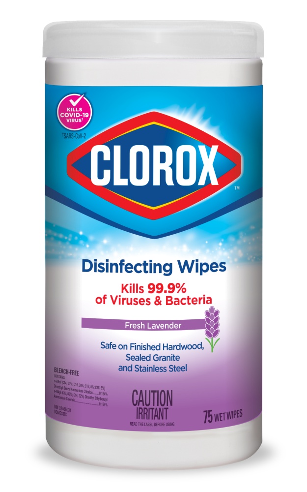 Desinfecting Wipes Lavendar Scent CS/6x75CT.