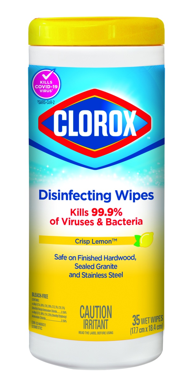 Disinfecting Wipes Lemon Scent CS/12x35CT.