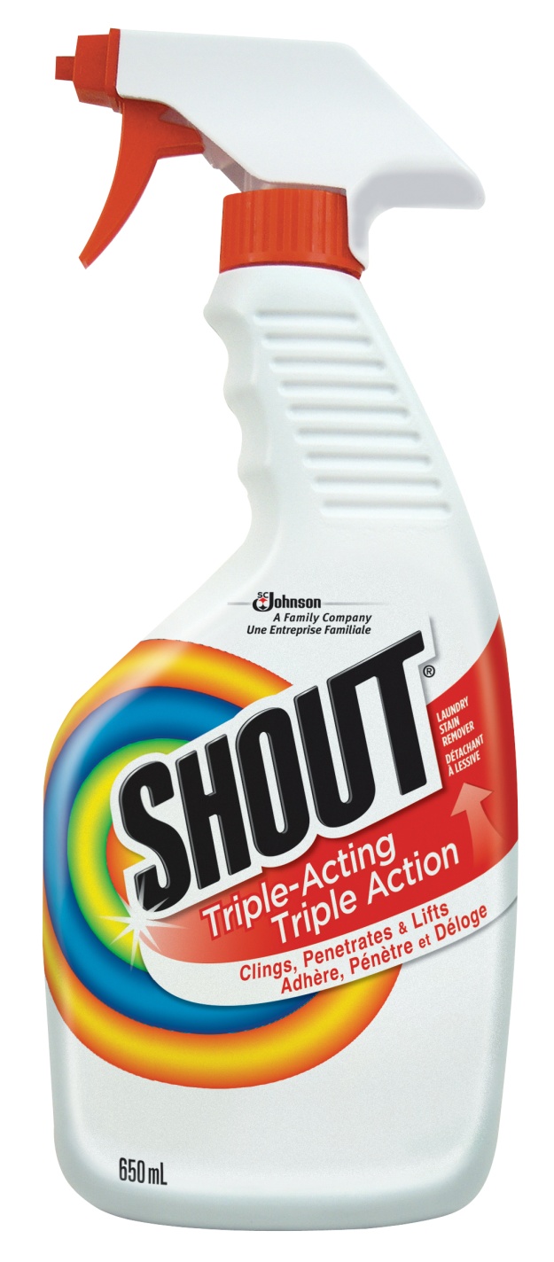 Shout Tripple-Action Laundery Stain Remover CS/8x650ML.