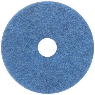 20'' Medium Blue Natural Hair UHS Floor Burnishing Pads Cs/5