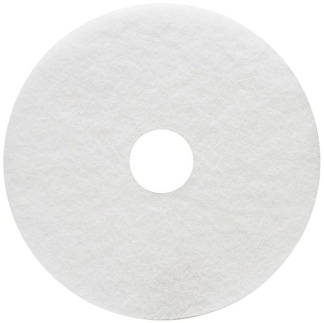 12'' White Floor Polishing Pads Cs/5