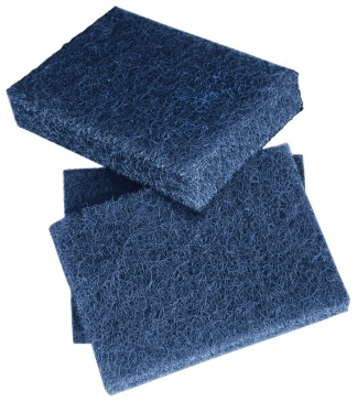 Blue Pot & Pan Scouring Pads  3-1/2” X 6” Cs/40 4PK/10