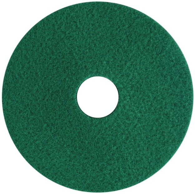 12'' Green Floor Scrubbing Pads Cs/5