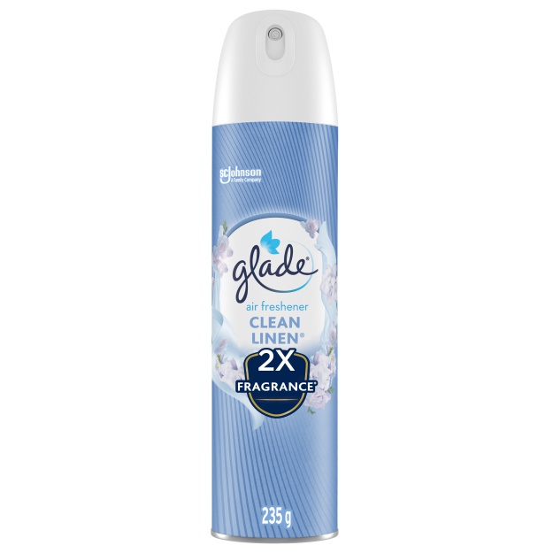 Glade Aerosol Air Freshener Clean Linen CS/12x235G.